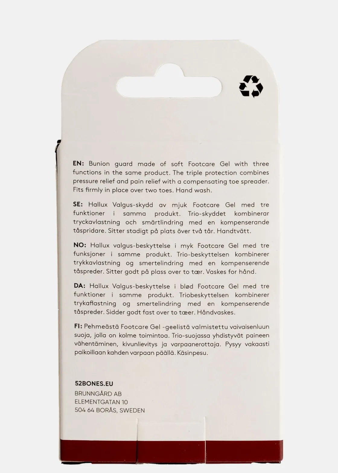 Clearance 52 Bones 3 in 1 Bunion Guard Orange