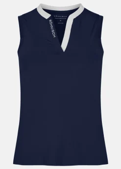 Hot Röhnisch Abby Sleeveless Top Navy/White