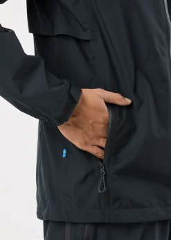Sale Swedemount Abisko Shell Rain Jacket Black