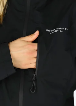 Hot Swedemount Abisko Shell Rain Jacket W Black
