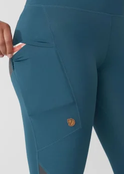 Online Fjällräven Abisko Trekking Tights Pro W Indigo Blue-Iron Grey