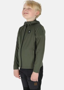 Online X-trail Active Fullzip Hood JR Olive
