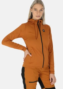 Best X-trail Active Fullzip Hood W Almond