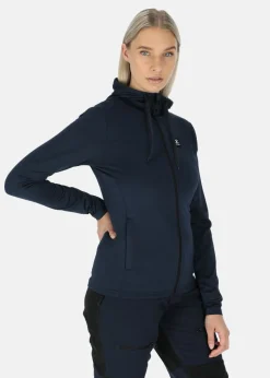 Hot X-trail Active Fullzip Hood W Dk. Navy