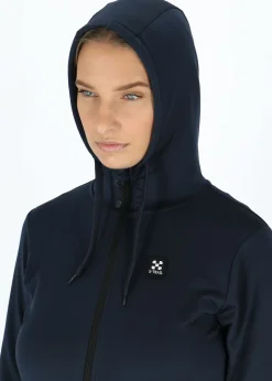 Hot X-trail Active Fullzip Hood W Dk. Navy