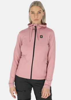 Outlet X-trail Active Fullzip Hood W Dusty Rose