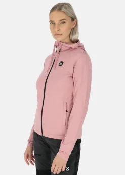 Outlet X-trail Active Fullzip Hood W Dusty Rose