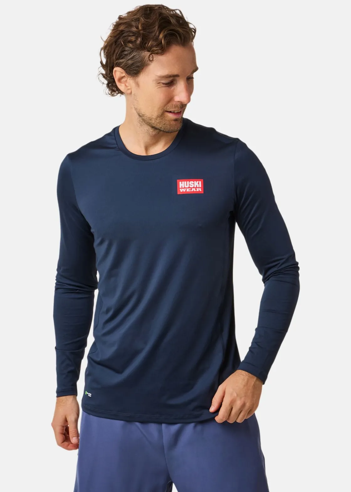 Best Huski Wear Active Top LS Navy Blue