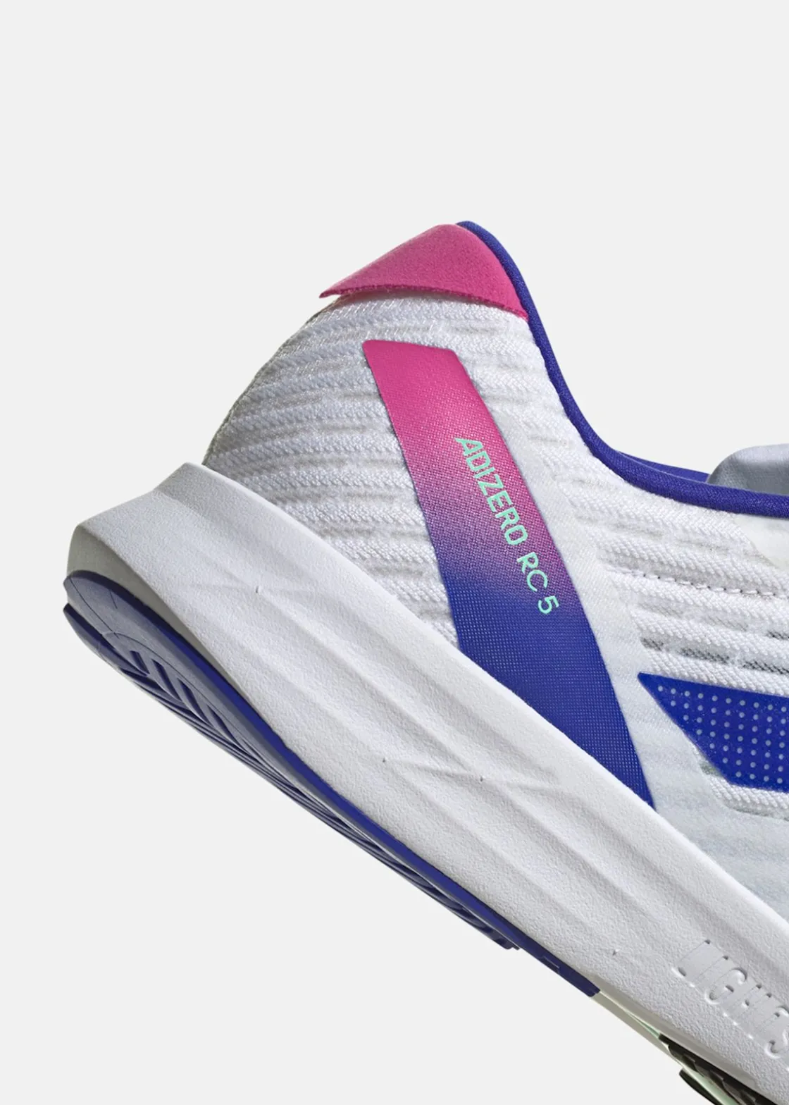 Clearance Adidas ADIZERO RC 5 FTWWHT/LUCBLU/CBLACK