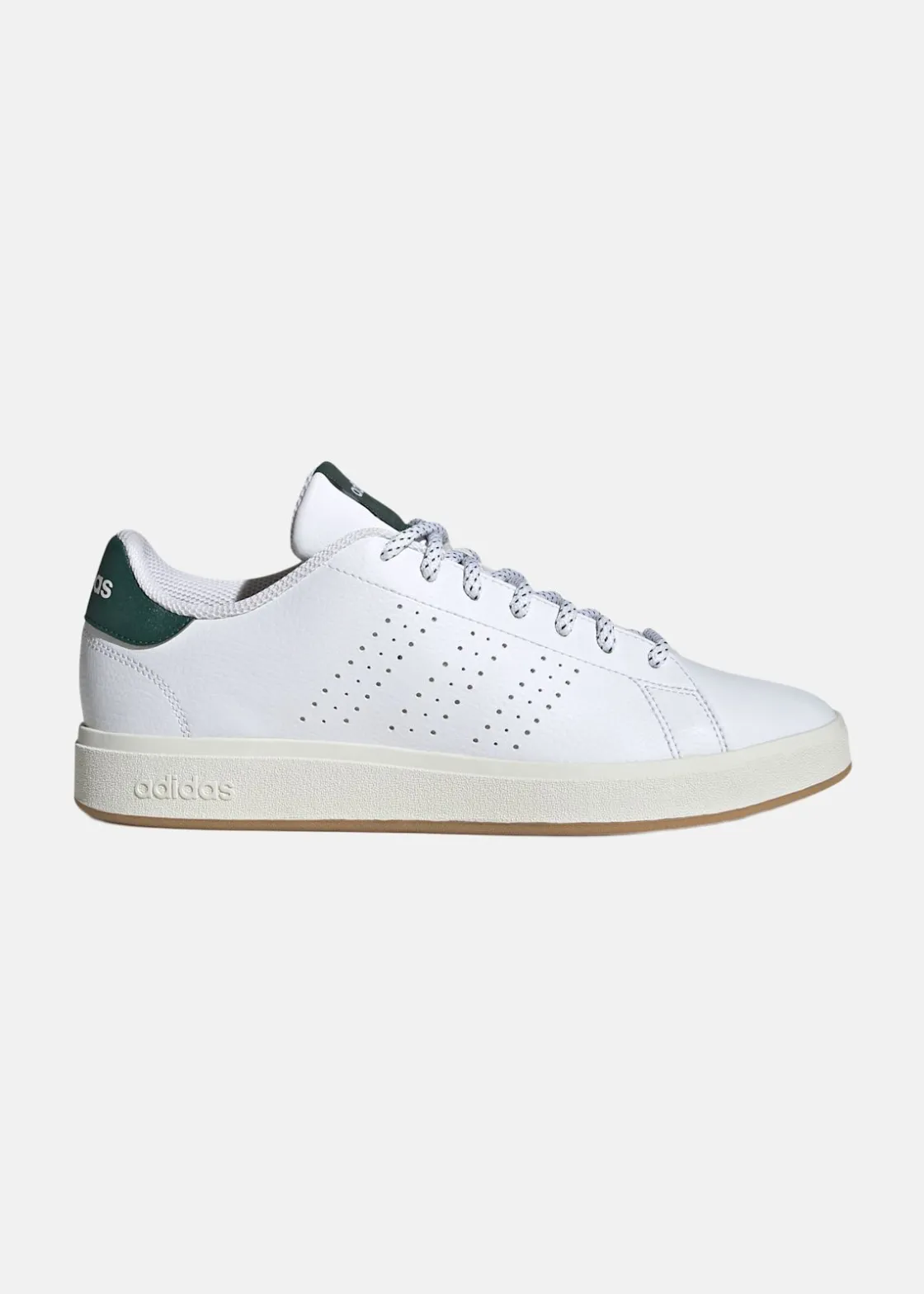 Discount Adidas ADVANTAGE BASE 2.0 FTWWHT/FTWWHT/CGREEN