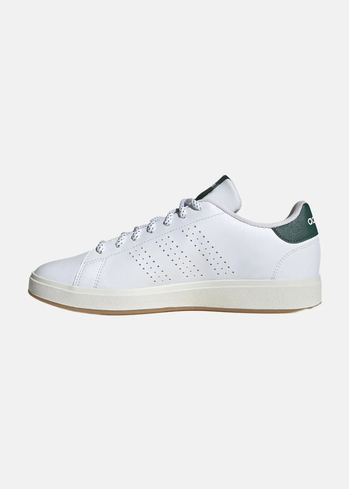 Discount Adidas ADVANTAGE BASE 2.0 FTWWHT/FTWWHT/CGREEN