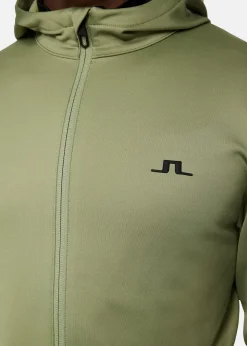 Best J.lindeberg Aerial Full Zip Hood Oil Green