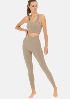 Clearance Athlecia Aideny W Seamless Rib Bra Desert Taupe