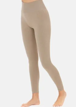 Discount Athlecia Aideny W Seamless Rib Tights Desert Taupe