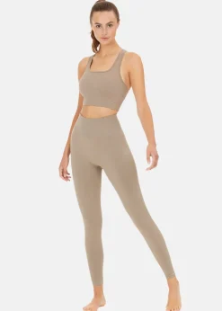 Discount Athlecia Aideny W Seamless Rib Tights Desert Taupe