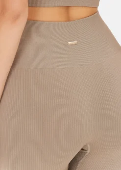 Discount Athlecia Aideny W Seamless Rib Tights Desert Taupe