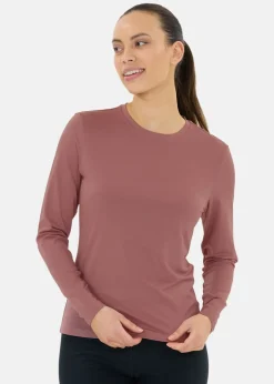 Outlet Athlecia Almi W L/S Tee Rose Taupe