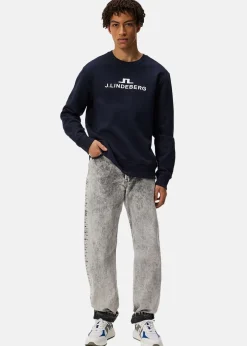 Best J.lindeberg Alpha Crew Neck JL Navy