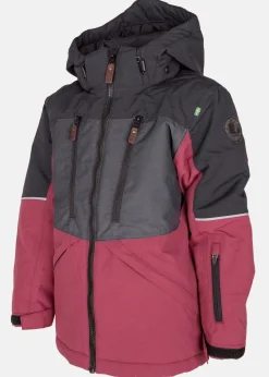 New Lindberg ALPINE WINTER JACKET BLACK/CERISE