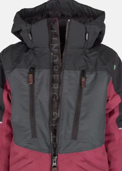 New Lindberg ALPINE WINTER JACKET BLACK/CERISE