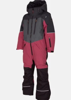Lindberg ALPINE WINTER OVERALL BLACK/CERISE