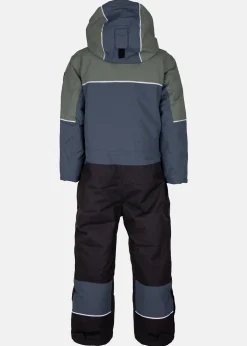 Online Lindberg ALPINE WINTER OVERALL GREEN/BLUE