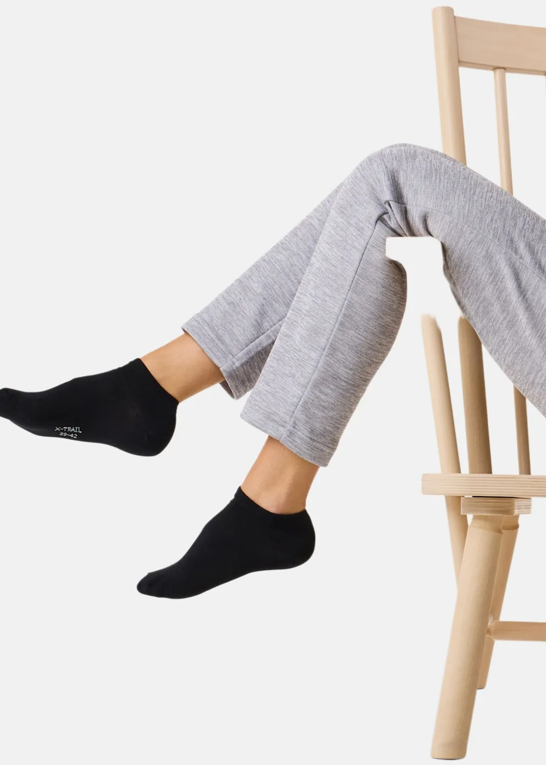 X-trail Ankle Sock 8-Pack Black