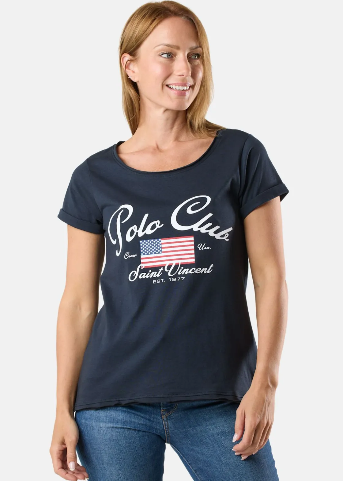 Discount Saint Vincent Antonia Tee W Navy