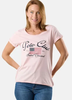 New Saint Vincent Antonia Tee W Light Pink