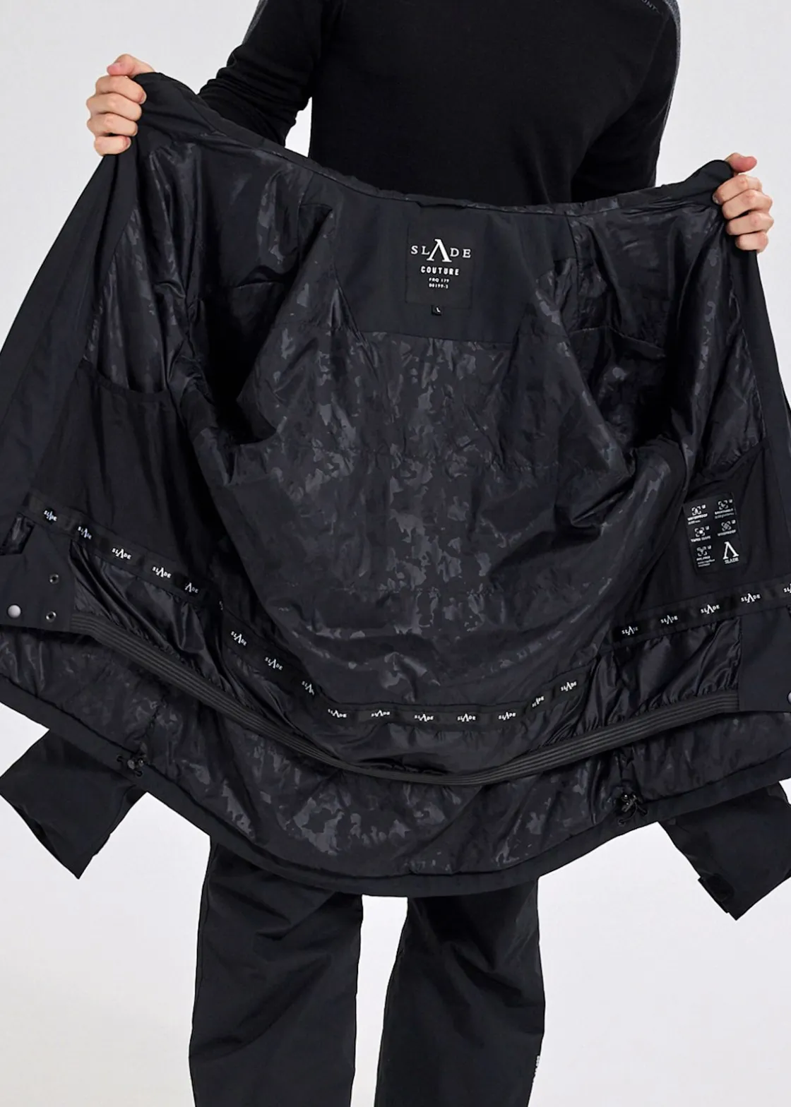 Discount Slade Aspen Shell Jacket Black