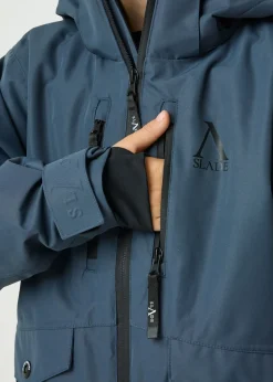 Discount Slade Aspen Shell Jacket JR Dk. Steel Green