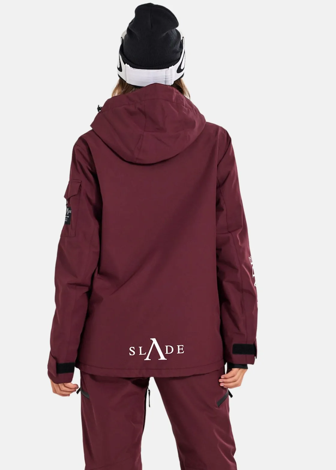 Sale Slade Aspen Shell Jacket W Burgundy