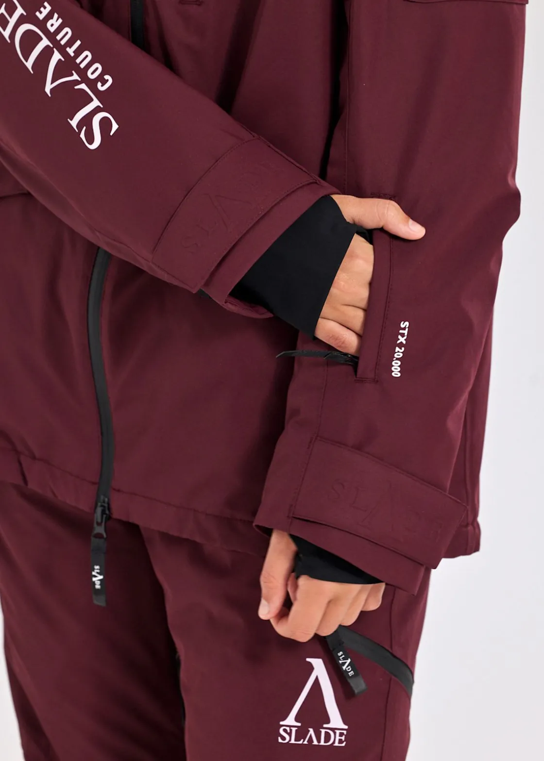 Sale Slade Aspen Shell Jacket W Burgundy
