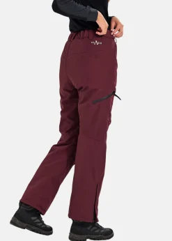Hot Slade Aspen Shell Pants W Burgundy
