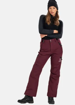 Hot Slade Aspen Shell Pants W Burgundy