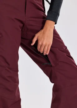Hot Slade Aspen Shell Pants W Burgundy