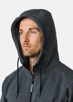 Best Denim Factory Atlanta Zip Hood Dk. Grey Melange
