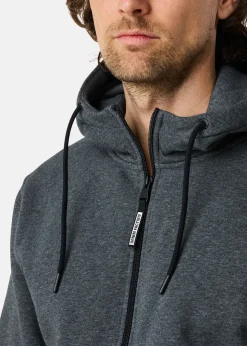 Best Denim Factory Atlanta Zip Hood Dk. Grey Melange