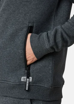 Best Denim Factory Atlanta Zip Hood Dk. Grey Melange