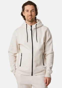 Online Denim Factory Atlanta Zip Hood Oatmeal Melange