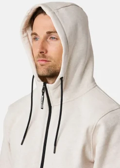 Online Denim Factory Atlanta Zip Hood Oatmeal Melange