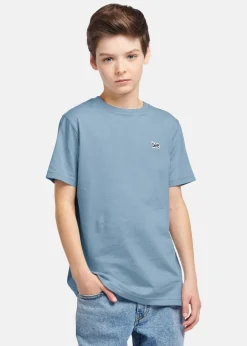 New Lee Kids BADGE T-SHIRT Faded Denim