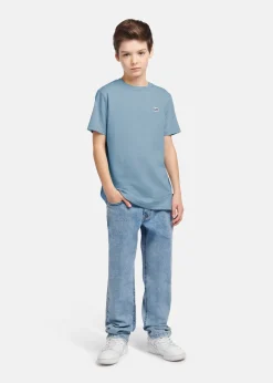 New Lee Kids BADGE T-SHIRT Faded Denim