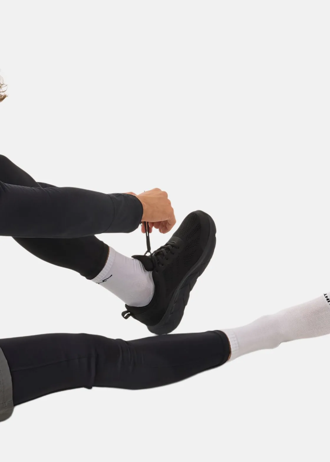 Clearance Swedemount Bamboo Running Socks 3-pack White