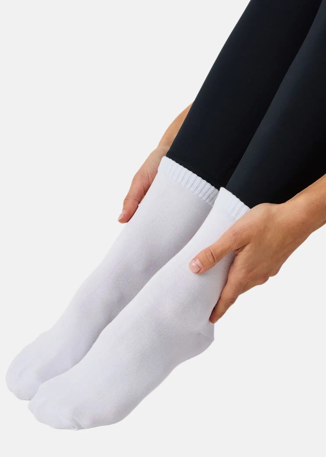 Clearance X-trail Bamboo Sport Sock 5-Pack White