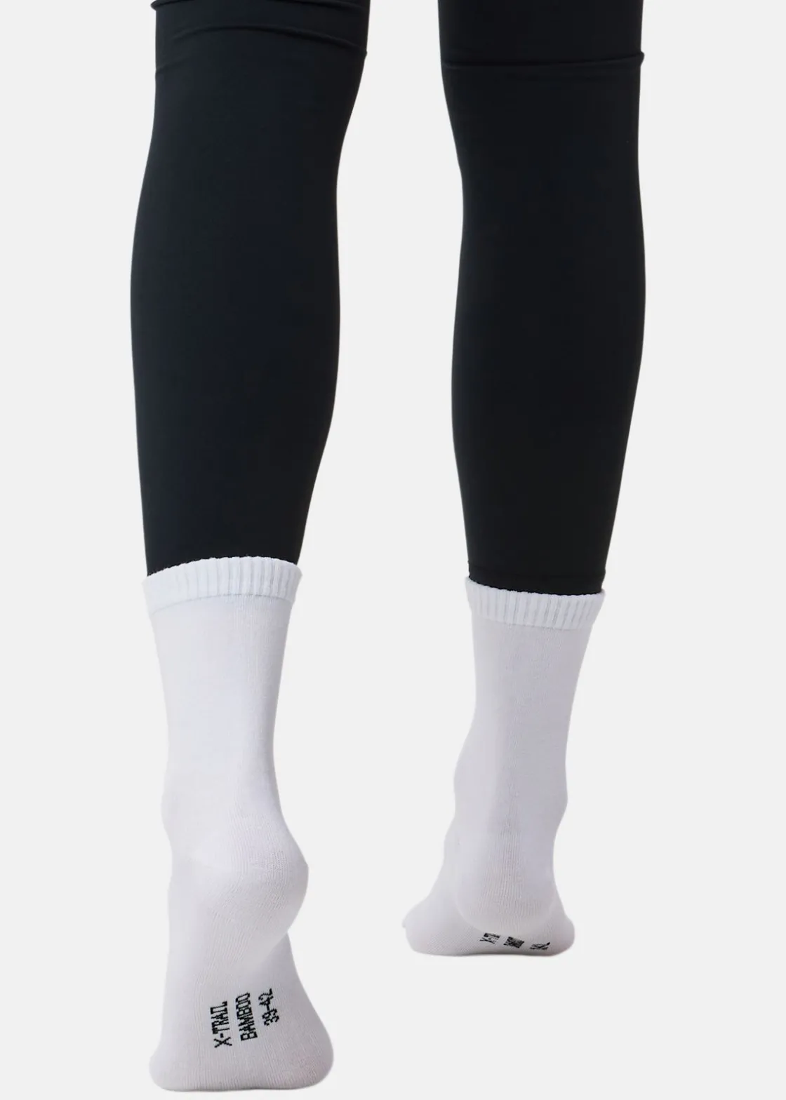 Clearance X-trail Bamboo Sport Sock 5-Pack White