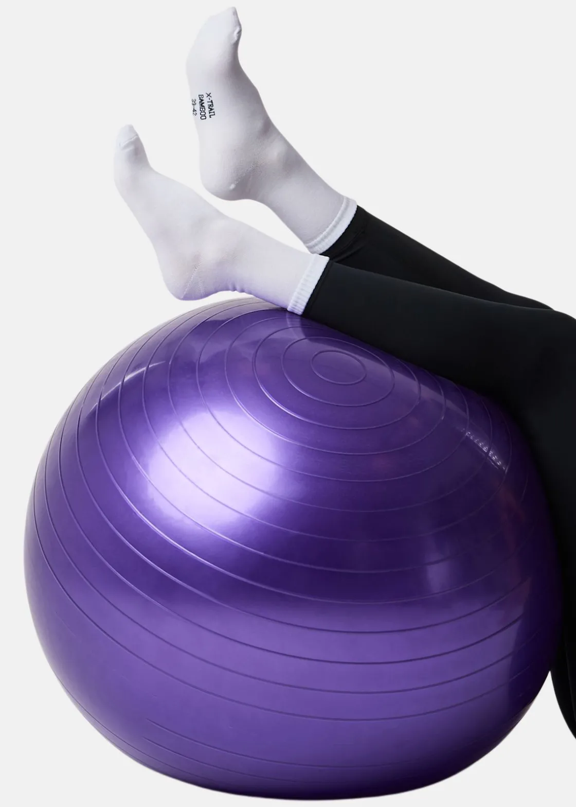 Clearance X-trail Bamboo Sport Sock 5-Pack White