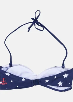 Best Seaside Bandeau Top Navy Star