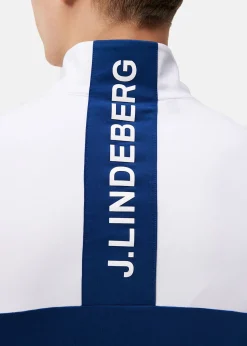 New J.lindeberg Banks Mid Layer Estate Blue