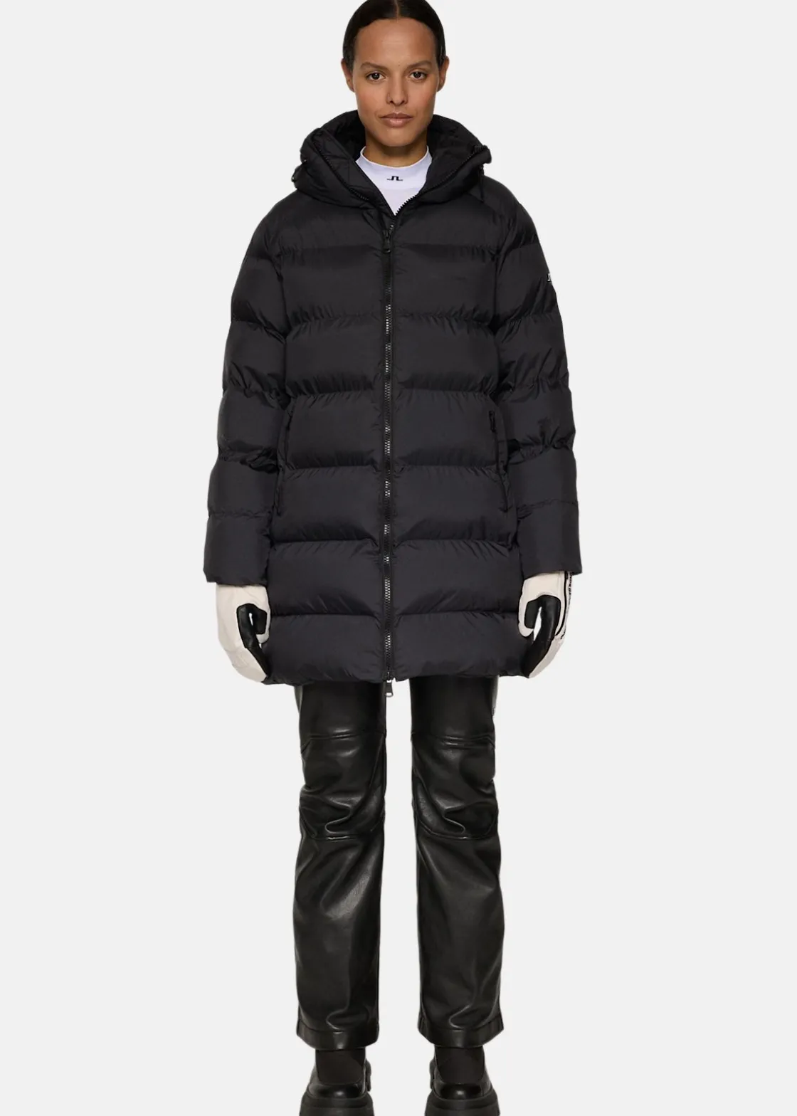 Clearance J.lindeberg Baryl Padded Parka Black